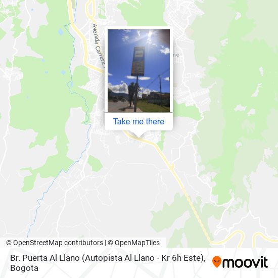 Br. Puerta Al Llano (Autopista Al Llano - Kr 6h Este) map