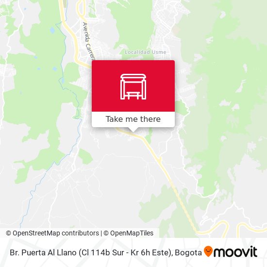 Br. Puerta Al Llano (Cl 114b Sur - Kr 6h Este) map