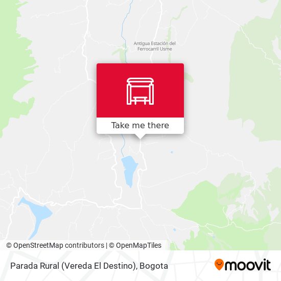 Mapa de Parada Rural (Vereda El Destino)