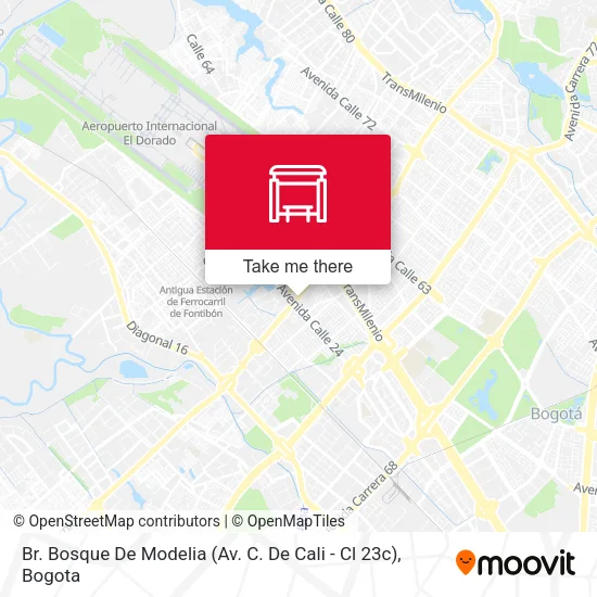 Br. Bosque De Modelia (Av. C. De Cali - Cl 23c) map