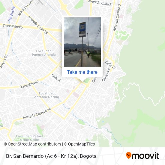 Br. San Bernardo (Ac 6 - Kr 12a) map