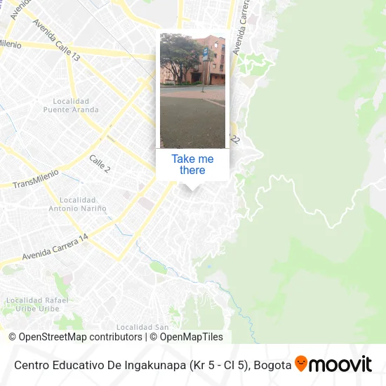 Mapa de Centro Educativo De Ingakunapa (Kr 5 - Cl 5)