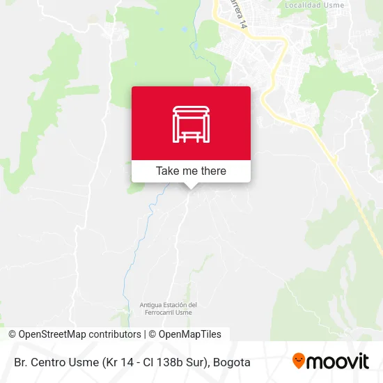 Br. Centro Usme (Kr 14 - Cl 138b Sur) map