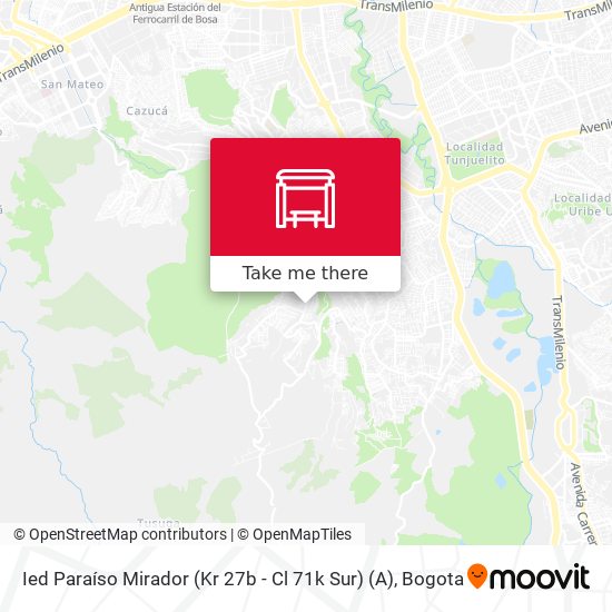 Ied Paraíso Mirador (Kr 27b - Cl 71k Sur) (A) map