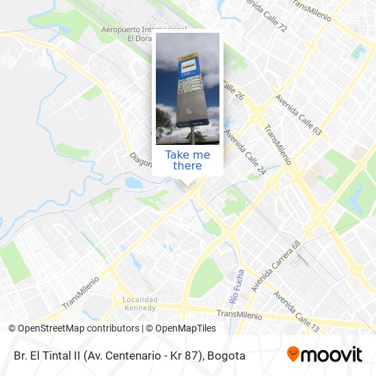 Br. El Tintal II (Av. Centenario - Kr 87) map