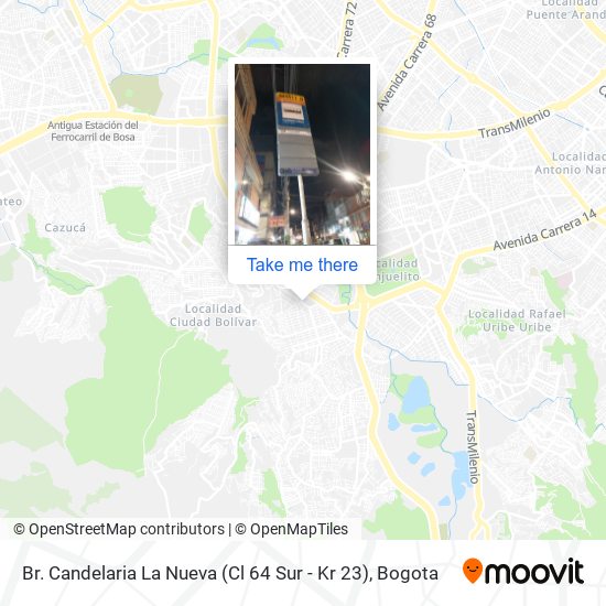 Br. Candelaria La Nueva (Cl 64 Sur - Kr 23) map