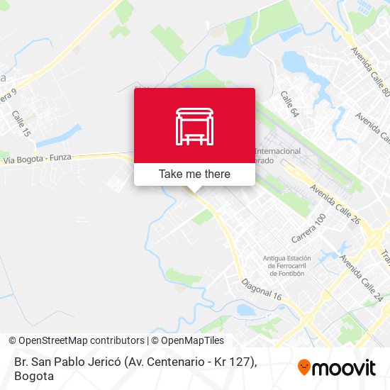 Br. San Pablo Jericó (Av. Centenario - Kr 127) map