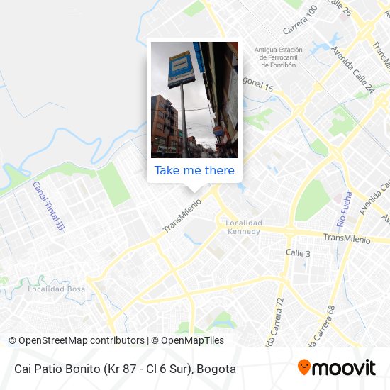 Cai Patio Bonito (Kr 87 - Cl 6 Sur) map