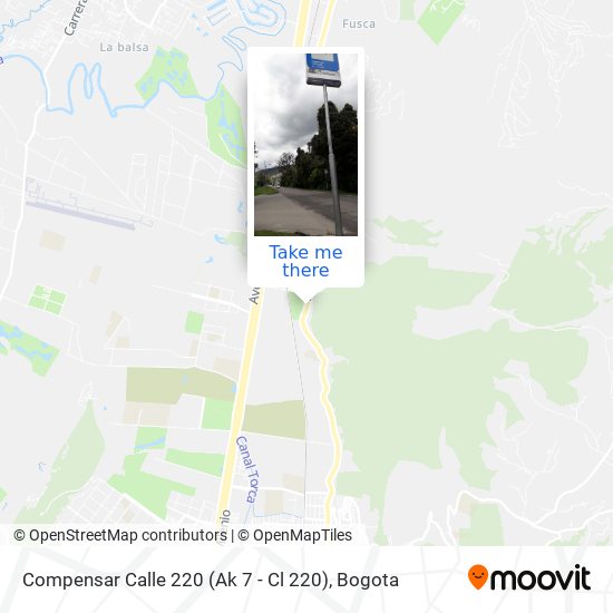 Compensar Calle 220 (Ak 7 - Cl 220) map