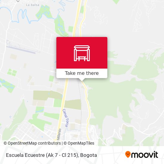 Escuela Ecuestre (Ak 7 - Cl 215) map