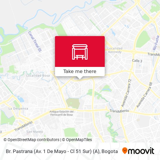Br. Pastrana (Av. 1 De Mayo - Cl 51 Sur) (A) map