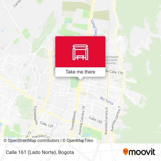 Calle 161 (Lado Norte) map