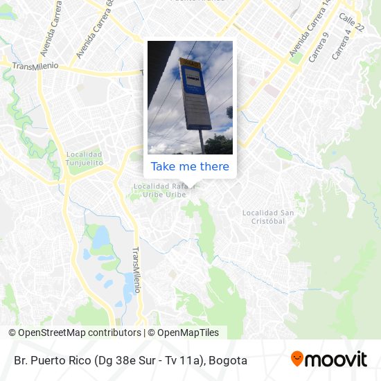 Br. Puerto Rico (Dg 38e Sur - Tv 11a) map