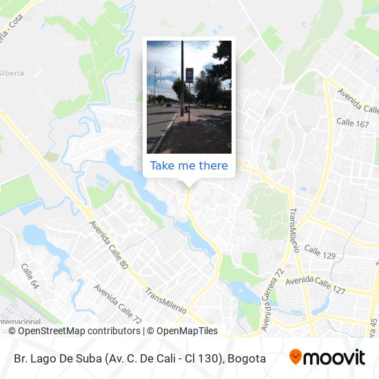 Br. Lago De Suba (Av. C. De Cali - Cl 130) map