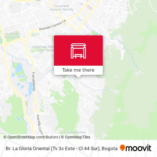 Br. La Gloria Oriental (Tv 3c Este - Cl 44 Sur) map