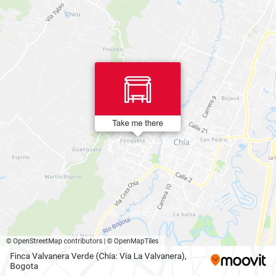 Finca Valvanera Verde (Chía: Vía La Valvanera) map