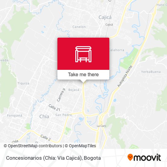 Concesionarios (Chía: Vía Cajicá) map