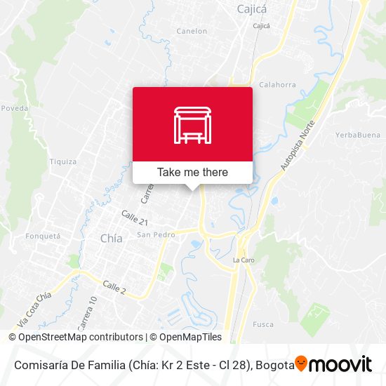 Comisaría De Familia (Chía: Kr 2 Este - Cl 28) map