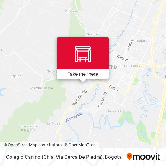 Colegio Canino (Chía: Vía Cerca De Piedra) map