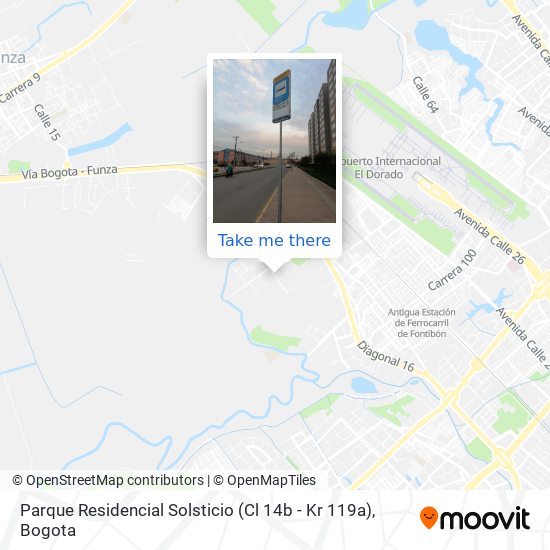 Mapa de Parque Residencial Solsticio (Cl 14b - Kr 119a)