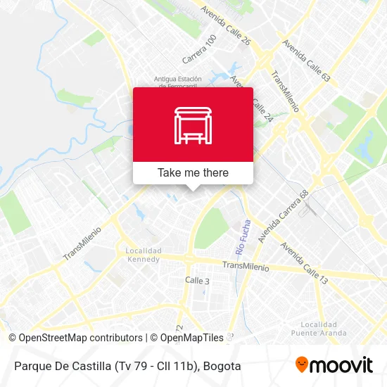 Mapa de Parque De Castilla (Tv 79 - Cll 11b)