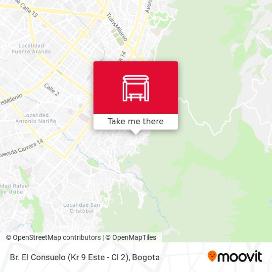 Br. El Consuelo (Kr 9 Este - Cl 2) map