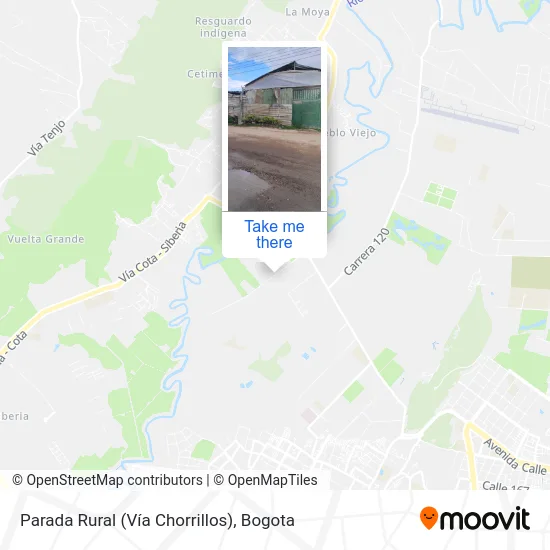 Parada Rural (Vía Chorrillos) map