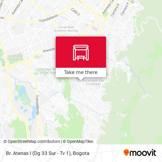 Br. Atenas I (Dg 33 Sur - Tv 1) map