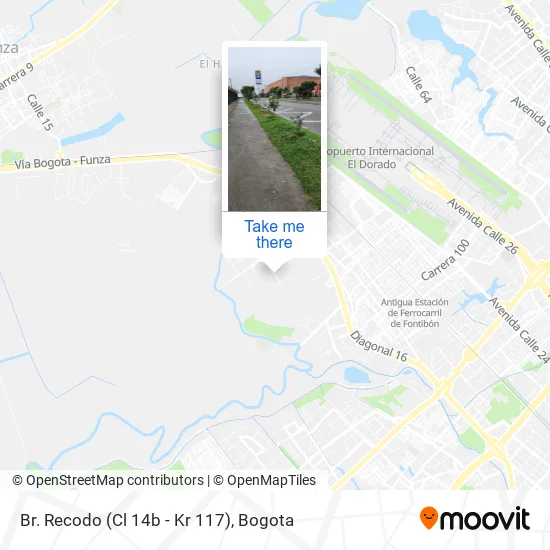 Br. Recodo (Cl 14b - Kr 117) map