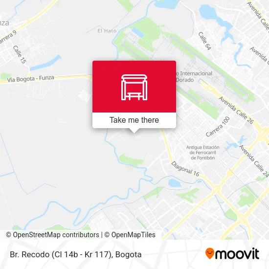 Br. Recodo (Cl 14b - Kr 117) map