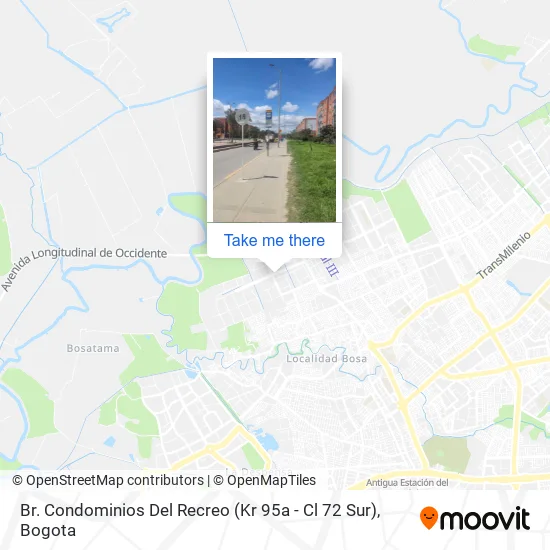 Br. Condominios Del Recreo (Kr 95a - Cl 72 Sur) map