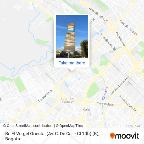 Br. El Vergel Oriental (Av. C. De Cali - Cl 10b) (B) map