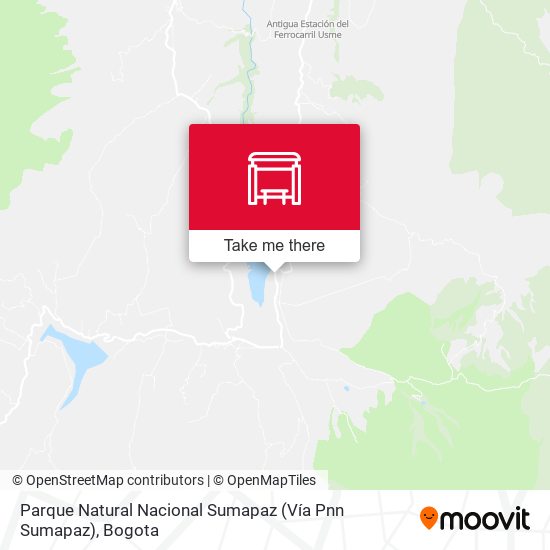 Parque Natural Nacional Sumapaz (Vía Pnn Sumapaz) map