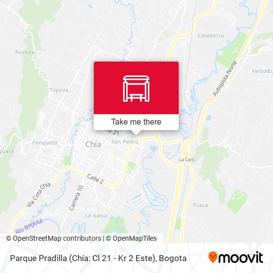 Parque Pradilla (Chía: Cl 21 - Kr 2 Este) map