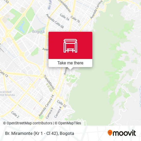 Mapa de Br. Miramonte (Kr 1 - Cl 42)