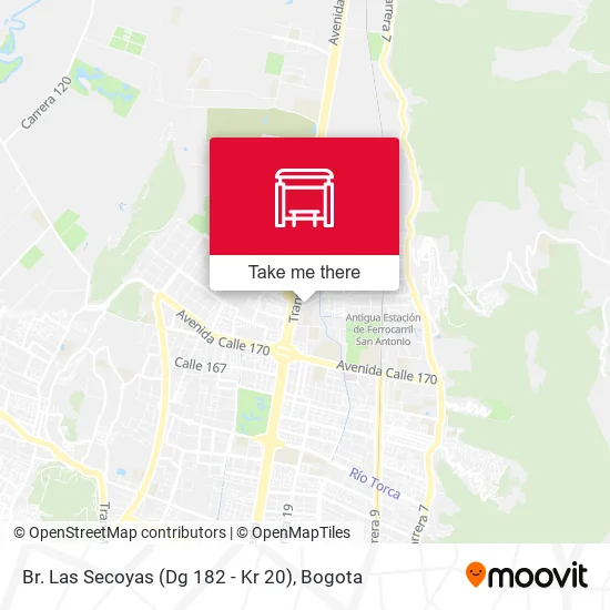 Br. Las Secoyas (Dg 182 - Kr 20) map