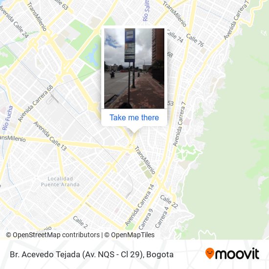 Br. Acevedo Tejada (Av. NQS - Cl 29) map