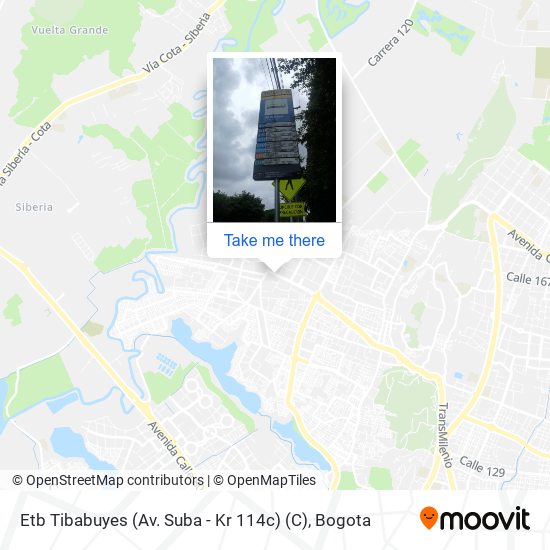 Etb Tibabuyes (Av. Suba - Kr 114c) (C) map