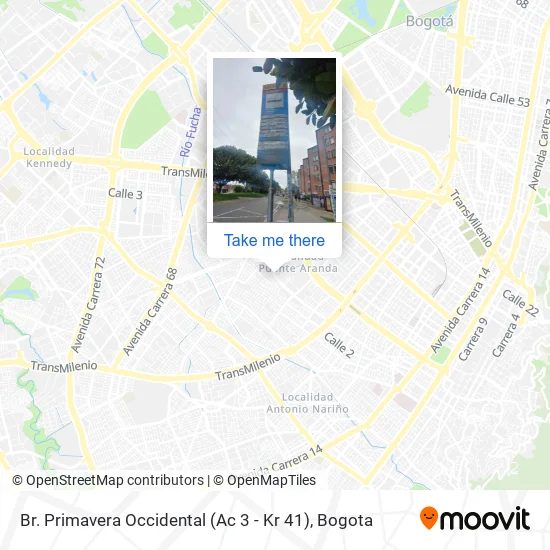 Mapa de Br. Primavera Occidental (Ac 3 - Kr 41)