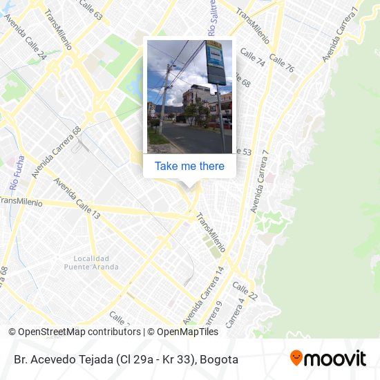 Mapa de Br. Acevedo Tejada (Cl 29a - Kr 33)