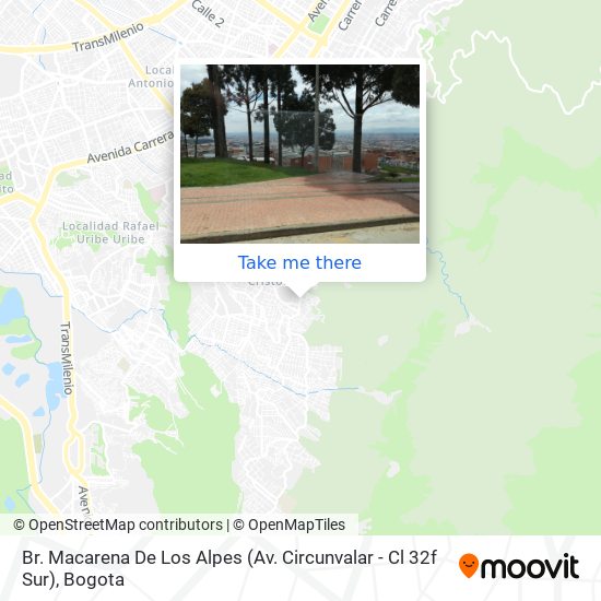 Br. Macarena De Los Alpes (Av. Circunvalar - Cl 32f Sur) map