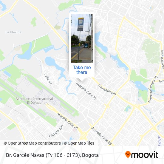 Br. Garcés Navas (Tv 106 - Cl 73) map