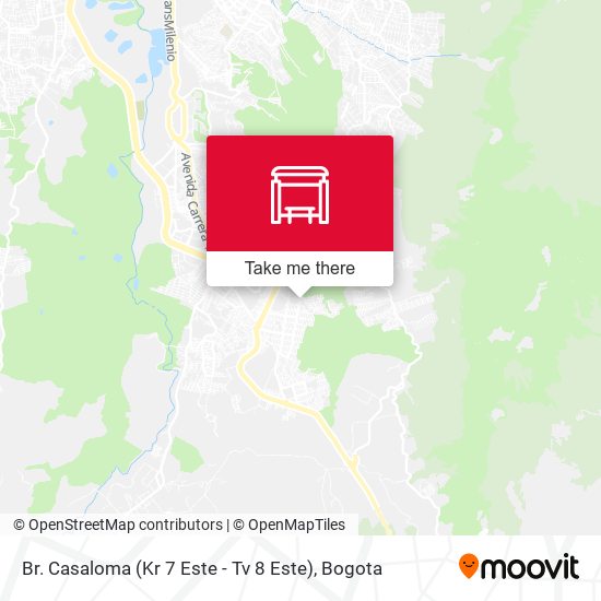 Br. Casaloma (Kr 7 Este - Tv 8 Este) map