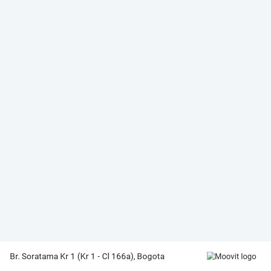 Br. Soratama Kr 1 (Kr 1 - Cl 166a) map