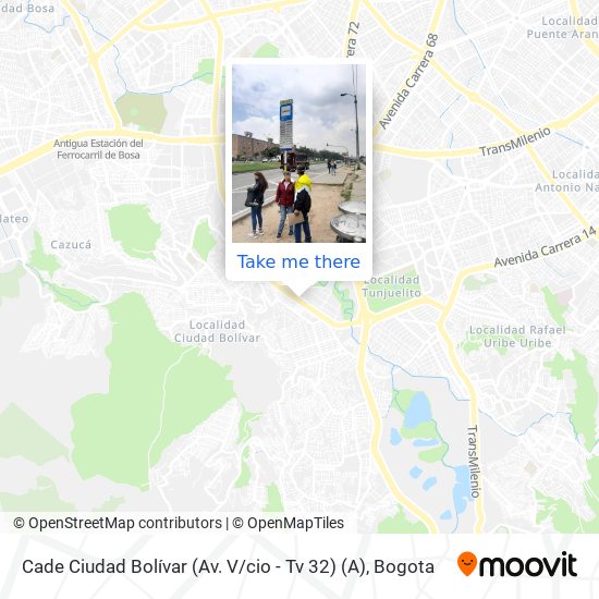 Cade Ciudad Bolívar (Av. V / cio - Tv 32) (A) map