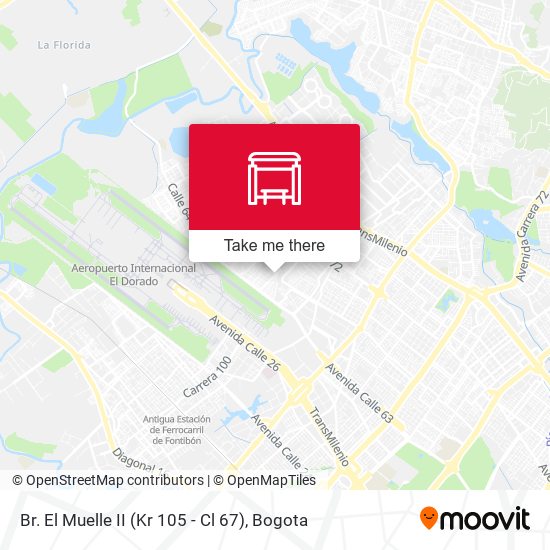 Br. El Muelle II (Kr 105 - Cl 67) map