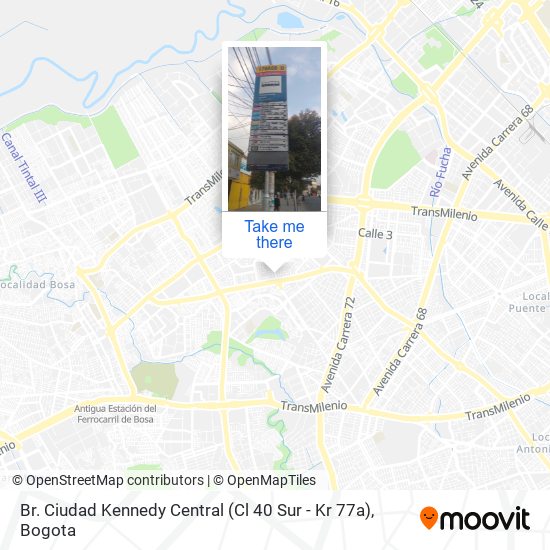 Mapa de Br. Ciudad Kennedy Central (Cl 40 Sur - Kr 77a)