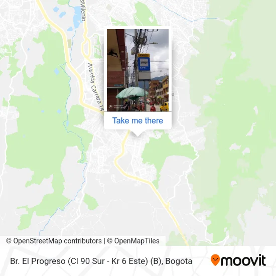 Br. El Progreso (Cl 90 Sur - Kr 6 Este) (B) map