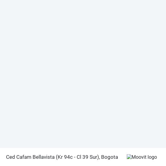 Mapa de Ced Cafam Bellavista (Kr 94c - Cl 39 Sur)