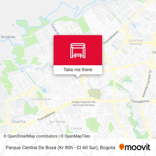 Mapa de Parque Central De Bosa (Kr 80h - Cl 60 Sur)